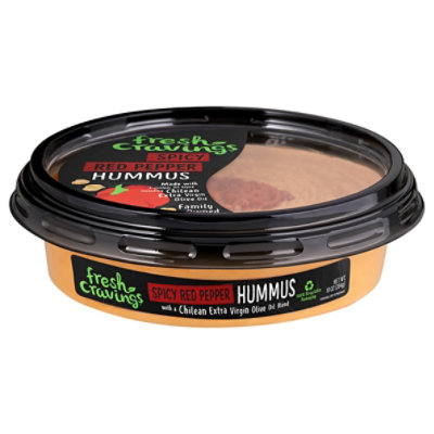 Fresh Cravings Spicy Red Pepper Hummus - 10 Oz