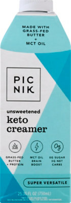 Picnik Creamer Keto Friendly Original Unsweetened - 25.36 Fl. Oz. - Image 2