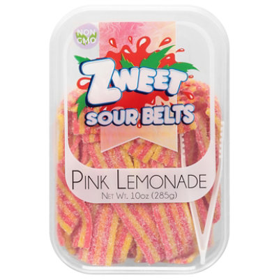 Zweet Sour Belts Pink Lemonade - 10 Oz - Image 2