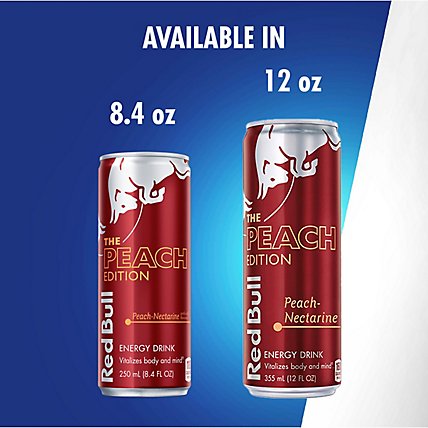 Red Bull Peach Energy Drink - 4-8.4 Fl. Oz. - Image 4