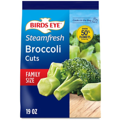 Birds Eye Family Size Broccoli Cuts Frozen Vegetables - 19 Oz