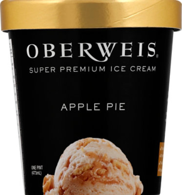 Oberweis Apple Pie Ice Cream - 16 Fl. Oz. - Image 2