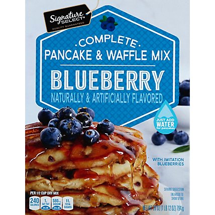 Signature Select Pancake & Waffle Mix Blueberry - 28 Oz - Image 2