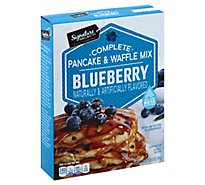 Signature Select Pancake & Waffle Mix Blueberry - 28 Oz