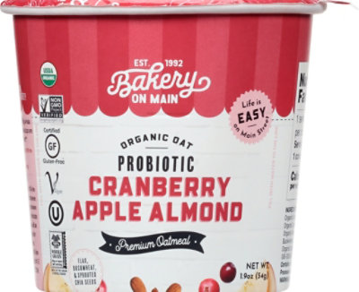 Bakery On Main Cranberry Apple Almond Organic Oats - 1.9 Oz - Image 2