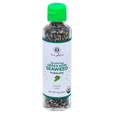 MUSO Furikake Organic Sprinkling Green Nori Seaweed - 2.5 Oz - Image 1