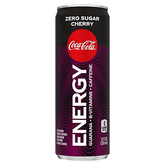 Coca-Cola Energy Drink Cherry Zero Sugar - 12 Fl. Oz.