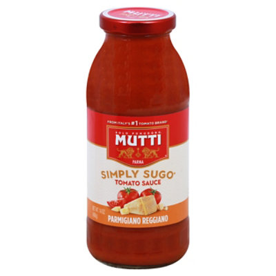 Mutti Simply Sugo Tomato Sauce Parmigiano Reggiano - 14 Oz - Safeway