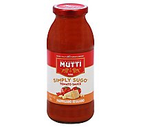 Mutti Simply Sugo Tomato Sauce Parmigiano Reggiano - 14 Oz