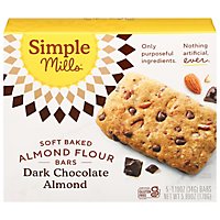 Simple Mills Bar Soft Baked Dark Chocolate Almond - 5.99 Oz - Image 2
