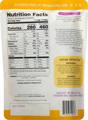 Maya Kaimal Rice Surekha Turmrc Cumin - 8.5 Oz - Image 6