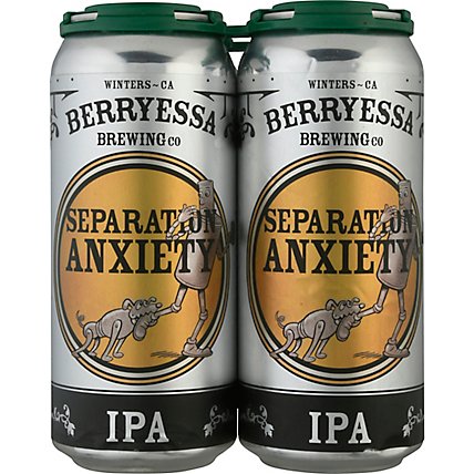 Berryessa Separation Anxiety Ipa In Cans - 4-16 Fl. Oz. - Image 2