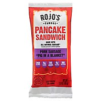 Rojos Famous Pancake Sandwich Pork Sausage Pig In A Blanket - 3.53 Oz - Image 1