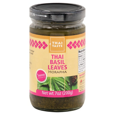 Thai Taste Thai Basil Leaves 7 Oz Carrs