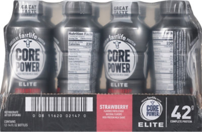 Core Power Elite Strawberry 42g 14 Fl Oz Plastic Bottle - 14 Fl. Oz. - Image 6