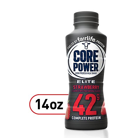 Core Power Elite Strawberry 42g 14 Fl Oz Plastic Bottle - 14 Fl. Oz.