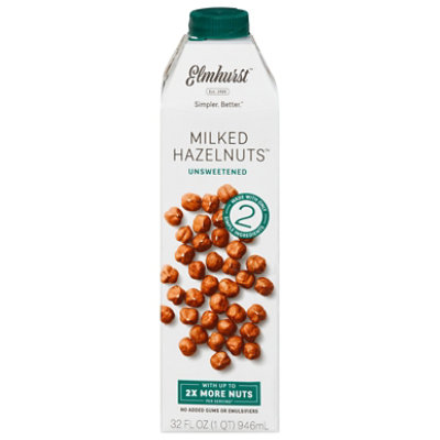 Elmhurst Beverage Hazlnut Unsweetd - 32 Oz - Image 3