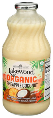 Lakewood Juice Pineapple Coconut Org - 32 Fl. Oz. - Image 4