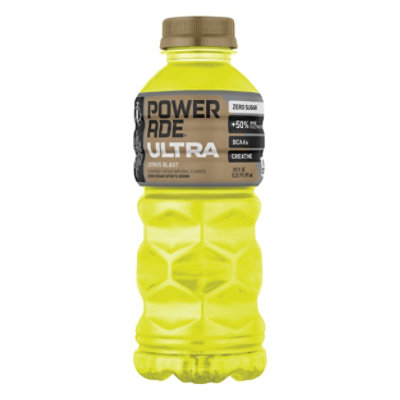 POWERADE Ultra Sports Drink Zero Sugar Citrus Blast - 20 Fl. Oz.