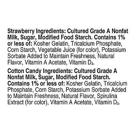 Go-Gurt Strawberry & Cotton Candy Low Fat Yogurt - 40 Oz - Image 5