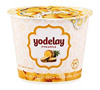 Yodelay Yogurt Swiss Low Fat Pineapple - 5.3 Oz