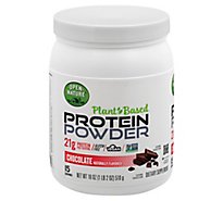 Open Nature Chocolate Plant Based Protein Powder - 18 Oz
