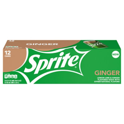 Sprite Soda Ginger - 12-12 Fl. Oz. - Image 2