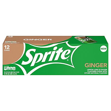 Sprite Soda Ginger - 12-12 Fl. Oz.