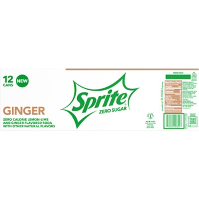 Sprite Ginger Zero Sugar - 12-12 Fl. Oz. - Image 6