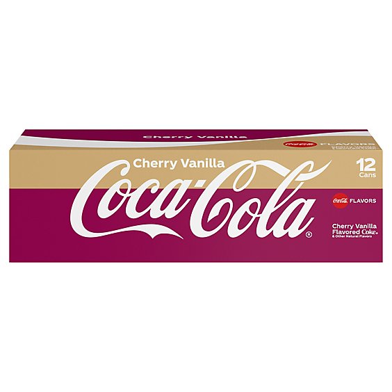Coca-Cola Soda Pop Cherry Vanilla - 12-12 Fl. Oz.