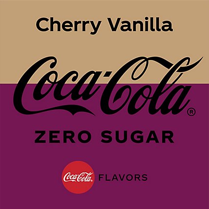 Coca-Cola Soda Pop Cherry Vanilla Zero Sugar - 12-12 Fl. Oz. - Image 2
