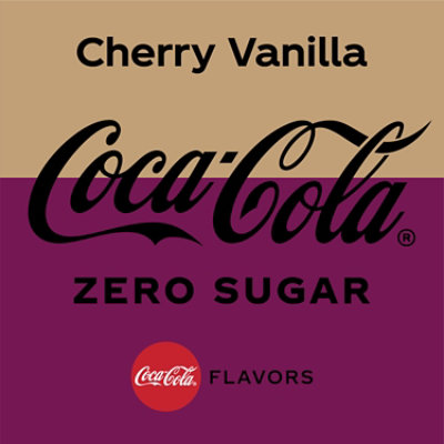 Coca-Cola Soda Pop Cherry Vanilla Zero Sugar - 12-12 Fl. Oz. - Image 4