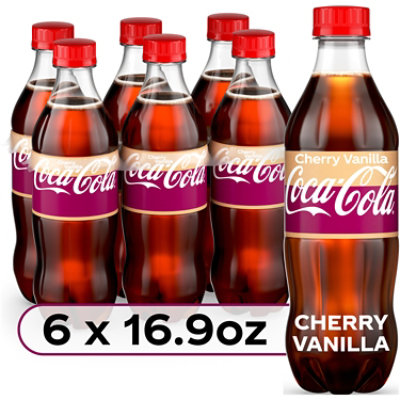 Coca-Cola Soda Cherry Vanilla - 6-16.9 Fl. Oz.