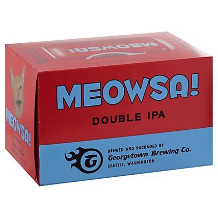 Georgetown Meowsa Dipa In Cans - 6-12 Fl. Oz. - Image 1