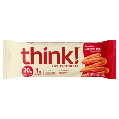 Think High Protein Double Caramel Bliss Bar - 2.1 Oz - Image 3