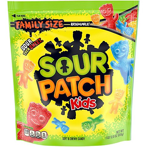 Sour Patch Kids Candy Soft & Chewy Family Size - 12.8 Oz