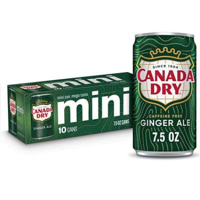 Canada Dry Ginger Ale Soda In Can - 10-7.5 Fl. Oz. - Image 1