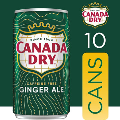 Canada Dry Ginger Ale Soda In Can - 10-7.5 Fl. Oz. - Image 1