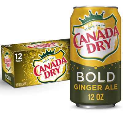 Canada Dry Bold Ginger Ale Soda Cans - 12-12 Fl. Oz. - Image 1