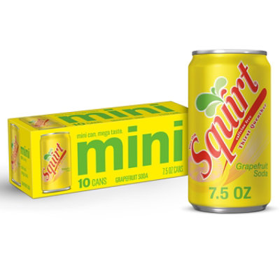 Squirt Soda Mini Cans - 10-7.5 Fl. Oz. - Image 1