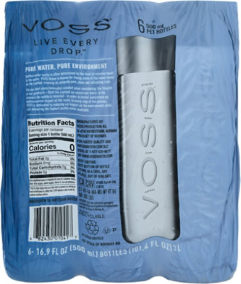 Voss Water Still PET Bottle - 6-500 Ml - Image 6