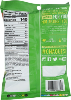 Quest Protein Chips Tortilla Style Chili Lime - 1.1 Oz - Image 6