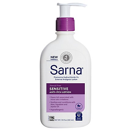Sarna Sensitive Anti Itch Lotion - 7.5 Fl. Oz. - Image 3