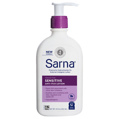 Sarna Sensitive Anti Itch Lotion - 7.5 Fl. Oz.