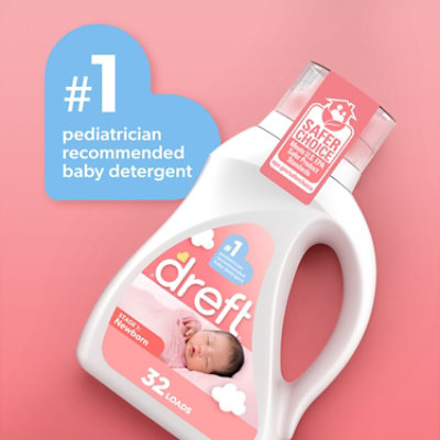 Dreft Stage 1 Newborn Liquid Detergent - 65 Oz - Image 4