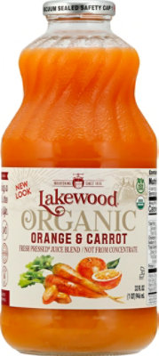 Lakewood Organic Orange Carrot Juice - 32 Fl. Oz. - Image 2