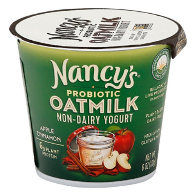 Nancys Yogurt Apple Cinnamon Nondairy - 6 Oz - Vons