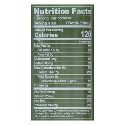 AllWellO Organic Go Green Cold Press Juice - 11.1 Fl. Oz. - Image 4