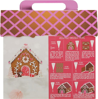 Bakery Bling Glittery Pink Dreamland Gingerbread House - 26.96 Oz - Image 6