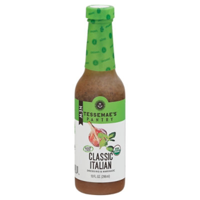 Tessemaes Organic Dressing & Marinade Classic Italian - 10 Fl. Oz. - Image 3